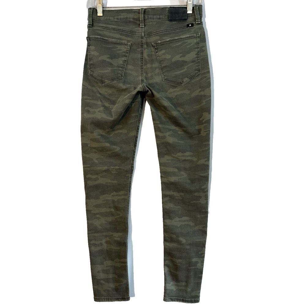 Lucky Brand Jeans Women' 4/27 (28x29) Brooke Legging Camo Mid Rise Stretch Denim - Picture 2 of 16